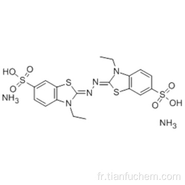 2,2&#39;-azino-bis (3-éthylbenzothiazoline-6-sulfonate) de diammonium CAS 30931-67-0